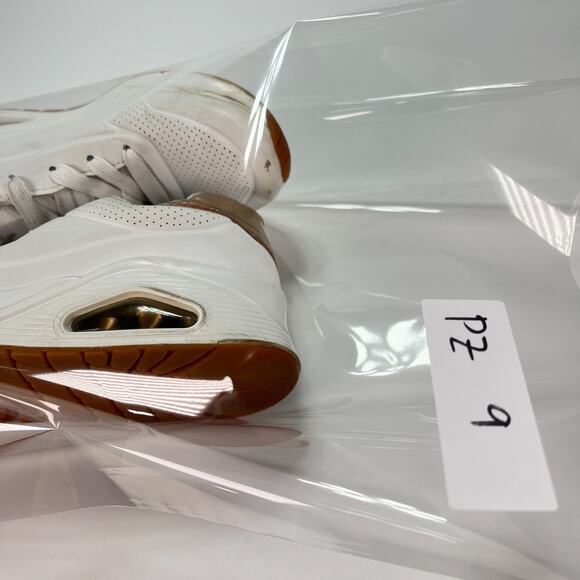 Skechers UNO Gen1 Shimmer Away White Casual Sneakers Shoes 310545L Youth Size 3 - Picture 11 of 11